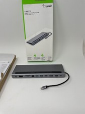 Belkin 11-in-1 USB-C Multiport Dock adapter for MacBook Windows PC  Gray picture