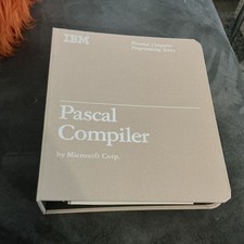 IBM PC Programming Series Pascal Compiler Microsoft Manual 1984 vintage Vol 1 picture