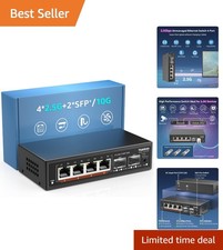 6 Port 2.5G Ethernet Switch with 10G SFP Ports for Fast Network Connectivity picture