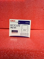 OKI Genuine Black Dot Matrix Ribbon Cartridge for Microline 590/591 52106001 picture