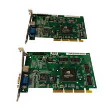 Lot of 2 nVidia gForce2 MX Model P55 AGP Card N11071 picture