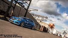 Cars mercedes a45 amg vossen wheels Desk Mat Stitched picture