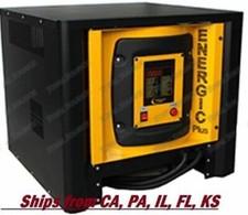 FORKLIFT BATTERY CHARGER 36 VOLTS SINGLE PHASE DIGITAL 36V 120 AMP 200-220-240 V picture