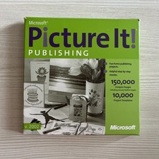Photo Editing Project Card Software Microsoft PICTURE IT Publishing Platinum '02 picture