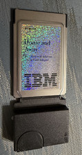 IBM PCMCIA Home and Away Fax Modem Ethernet Credit Card Adapter Model 1 picture