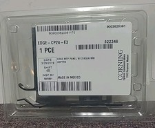 Corning EDGE MTP Panel w/ 2 Aqua MM Adapters EDGE-CP24-E3 NEW/SEALED Ships FREE  picture