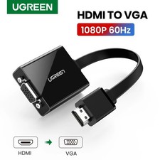 HDMI to VGA Adapter Converter 1080p 60Hz 3.5mm Audio PS4 PC Laptop UGREEN picture