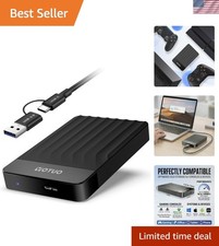 Ultra-Fast 1TB External HDD with Shock-Absorbing Sleeve for Secure Storage picture
