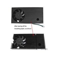 Aluminum Alloy Chip Radiator 5V 4 Wire Fan PWM Adjustable LED Cooling Module Fan picture