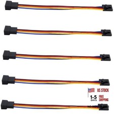 SIXQJZML 5Pcs 5Pin to 4Pin Fan Adapter Cable,PC CPU Fan Connector Converter picture