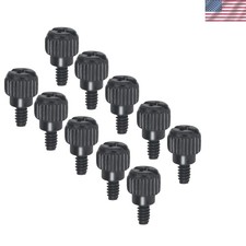 10-Pack Black Aluminum Thumb Screws #6-32 - Effortless PC Case Fasteners picture