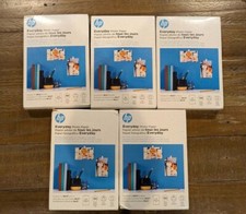 HP Everyday Glossy Photo Paper | 100 Sheets | 4 x 6 in | Set Of 5 picture