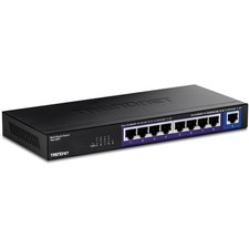 TRENDnet 9-Port Multi-Gig Switch, TEG-S591, 8 x 2.5G RJ-45 Ports, 1 x Black picture