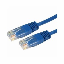 4XEM 4XC6PATCH3BL 3ft Cat6 RJ45 Molded Ethernet Patch Cable Blue Network picture