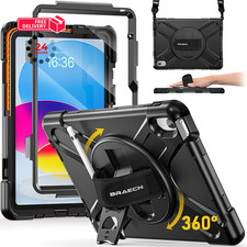 BRAECN Case for iPad For A16 11th/10th Generation 11/10.9 inch, Black picture