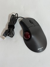Microsoft Trackball Optical 1.0 PS2/USB Compat Mouse X05-87475 Red Ball Works picture