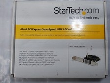 StarTech 4 Port PCI Express SuperSpeed USB 3.0 Card, PEXUSB3S4V *New in Open Box picture