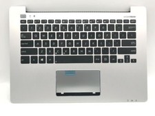 US keyboard for Asus VivoBook S301L S301LA S301LP silver palmrest no trackpad picture