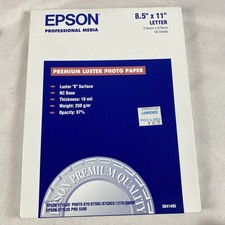 Epson Professional Media Premium Luster Photo Paper 8.5