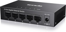 5 Port Gigabit Switch, Unmanaged Ethernet Switch, Network Splitter with Traff... picture