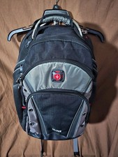 Wenger SwissGear WLN1559 Nylon Laptop Backpack 17in Black/Gray Padded picture