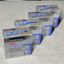 Imation DS HD  Floppy Disks 3.5” Diskettes Ten Pack Sealed 1.44MB - Lot Of Four picture