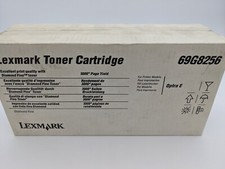 NEW SEALED Package Genuine OEM LEXMARK 69G8256 Original TONER Cartridge Optra E picture