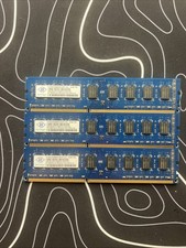 LOT OF 3 -- Nanya 2GB  (6 GB Total) 2Rx8 PC3-10800U DDR3-1333 Desktop Memory RAM picture