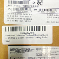 Lenovo ThinkPad Docking Station w/ DisplayPort Built-In USB Port 40AY0090US picture