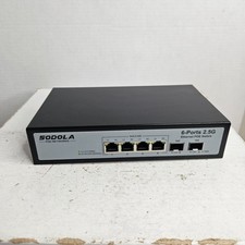 SODOLA 6 Port 2.5G PoE Switch Unmanaged 1 x 10G SFP, 4 x 2.5G POE Ports, 65 W picture