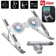 Laptop Radiator Portable Foldable Stand Cooling Fan Cooler Gaming Notebook AU picture