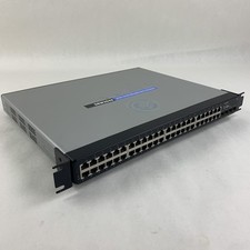 Linksys SRW2048 48 Port 10/100/1000 Gigabit Switch Tested Reset picture