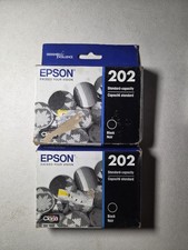 Epson 202 Claria Standard Capacity Black Ink T202120 (2 Pack) / US Seller✅️ picture