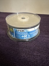 TDK 30-pk LIGHTSCRIBE DVD+R 16x 4.7GB - Brand New Custom-Burned Discs in Cakebox picture