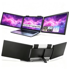 14 Inch Triple Portable Monitor IPS 1920x1080 USB C for Laptop 13.3