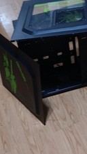 Thermaltake Core V21 ATX Mid Gaming Case Black Green Water Cooling USB Audio picture