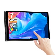 7″ Portable Monitor 1280X800 USB-C IPS Touch screen LCD display for Raspberry picture