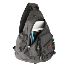 Kawei Knight Large Sling Bag Laptop Backpack Cross Body Large, A-black  picture