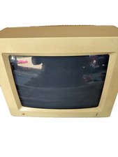 Vintage Apple AppleColor Mac RGB Monitor Model A2M6014 1987  Powers On picture