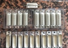 DSUB DB 19 Male Connector and DB 19  Female Right Angle pair NeXT Apple ATARI picture
