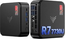 KAMRUI E3B Gaming Mini PC Computer,AMD Ryzen 7 7730U,16GB LPDDR4X 1TB SSD,WiFi 6 picture