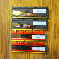 G.SKILL 12GB (4x DIMM) DDR3 RAM 2x4GB 2133 Sniper + 2x2GB 1600 Ripjaws picture