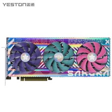 YESTON  AMD RX7900XTX-24GD6 SAKURA SUGAR 384bit GDDR6 Pcie 4.0×16 2270-2500MHz picture