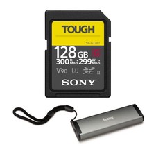Sony 128GB UHS-II Tough G-Series SD Card Dual Slot Card Reader Bundle FAST picture