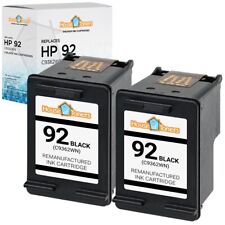 2PK for HP 92 Ink Photosmart C3100 C3190 C3140 C3173 3125 Printer picture