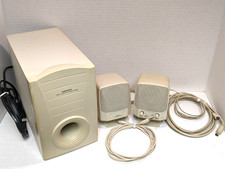 Vintage Computer Speakers & Inland Pro Surround Speaker Beige picture