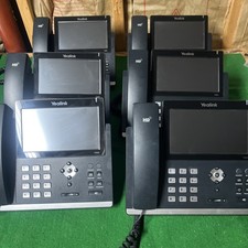 Lot of 6 Yealink SIP-T48S Gigabit Business IP Phones 7