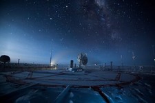 Landscape nature clear sky night concordia research Custom Gaming Mat Desk picture