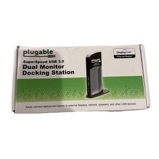 Plugable UD-3900 USB 3.0 & USB-C Universal Dual Monitor Docking Station picture