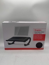 STAPLES TECH Adjustable Laptop Stand 14.75 x 11.25 Steel Black picture